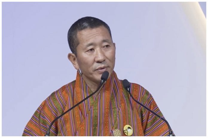 File photo of Bhutan’s PM Lotay Tshering | Twitter @PMBhutan