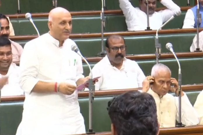 Bihar Education minister Chandra Shekhar speaking in assembly Tuesday | YouTube @ EducationMinisterBihar