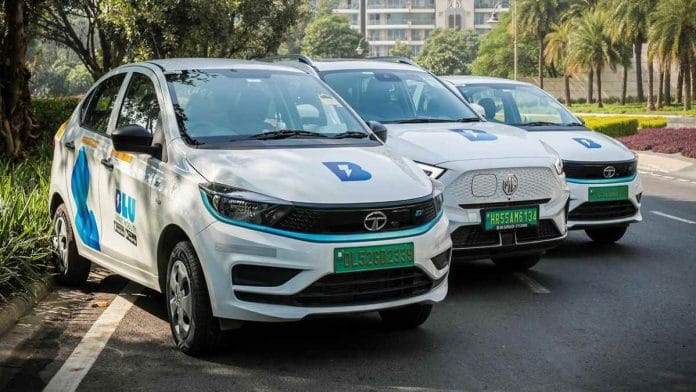 BluSmart cabs in Delhi