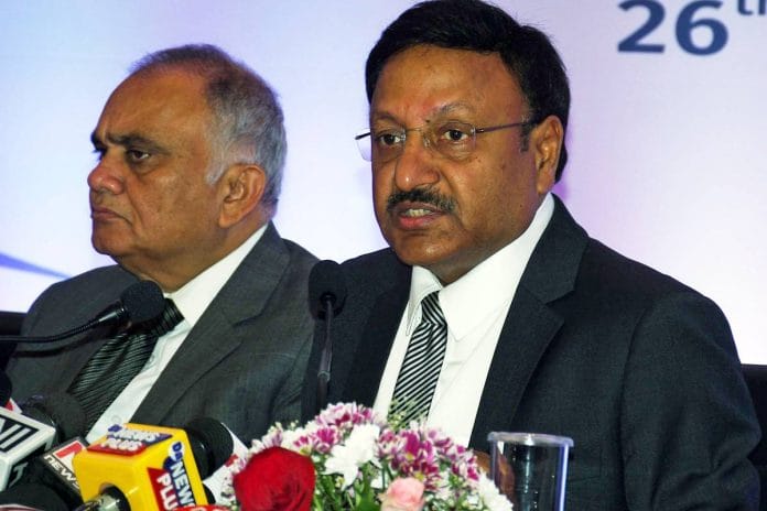 Chief Election Commissioner Rajiv Kumar addresses a press conference in Guwahati Tuesday | ANI