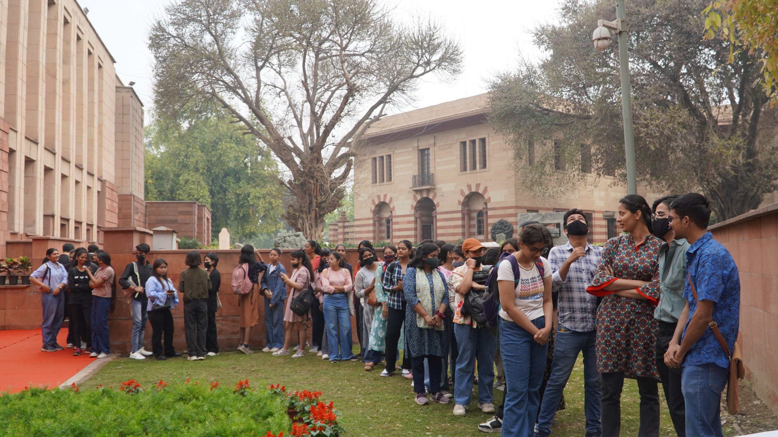 People waiting in the queue for the 'early bird' contest hoping to get a copy of a K-pop album on the NGMA premises | Photo by special arrangement 