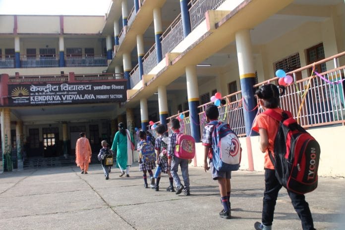 Students outside a Kendriya Vidyalaya | Representational image | ANI
