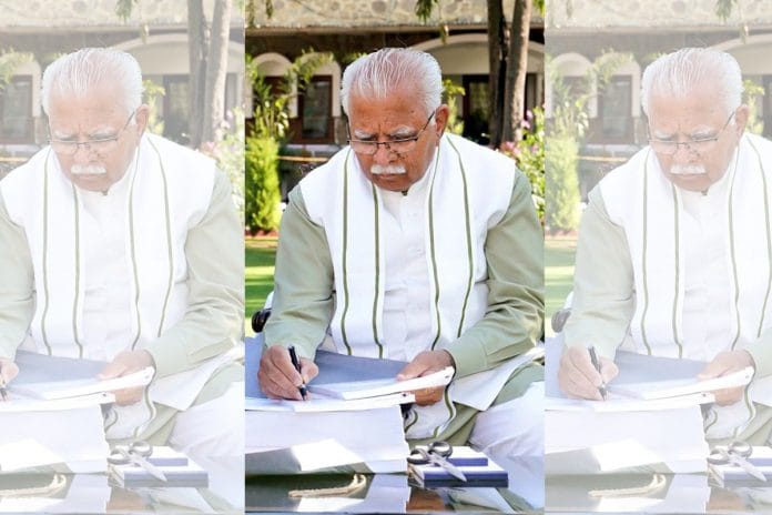 File photo of Haryana CM Manohar Lal Khattar | ANI