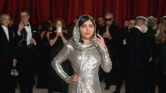 Malala Yousafzai at Oscars 2023 | Photo: X/@eentertainment