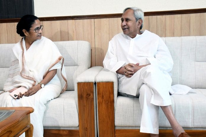 File photo of TMC chief Mamata Banerjee and BJD president Naveen Patnaik | ANI