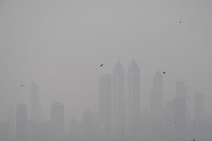 File photo of Mumbai's high-rise buildings amid air pollution | ANI