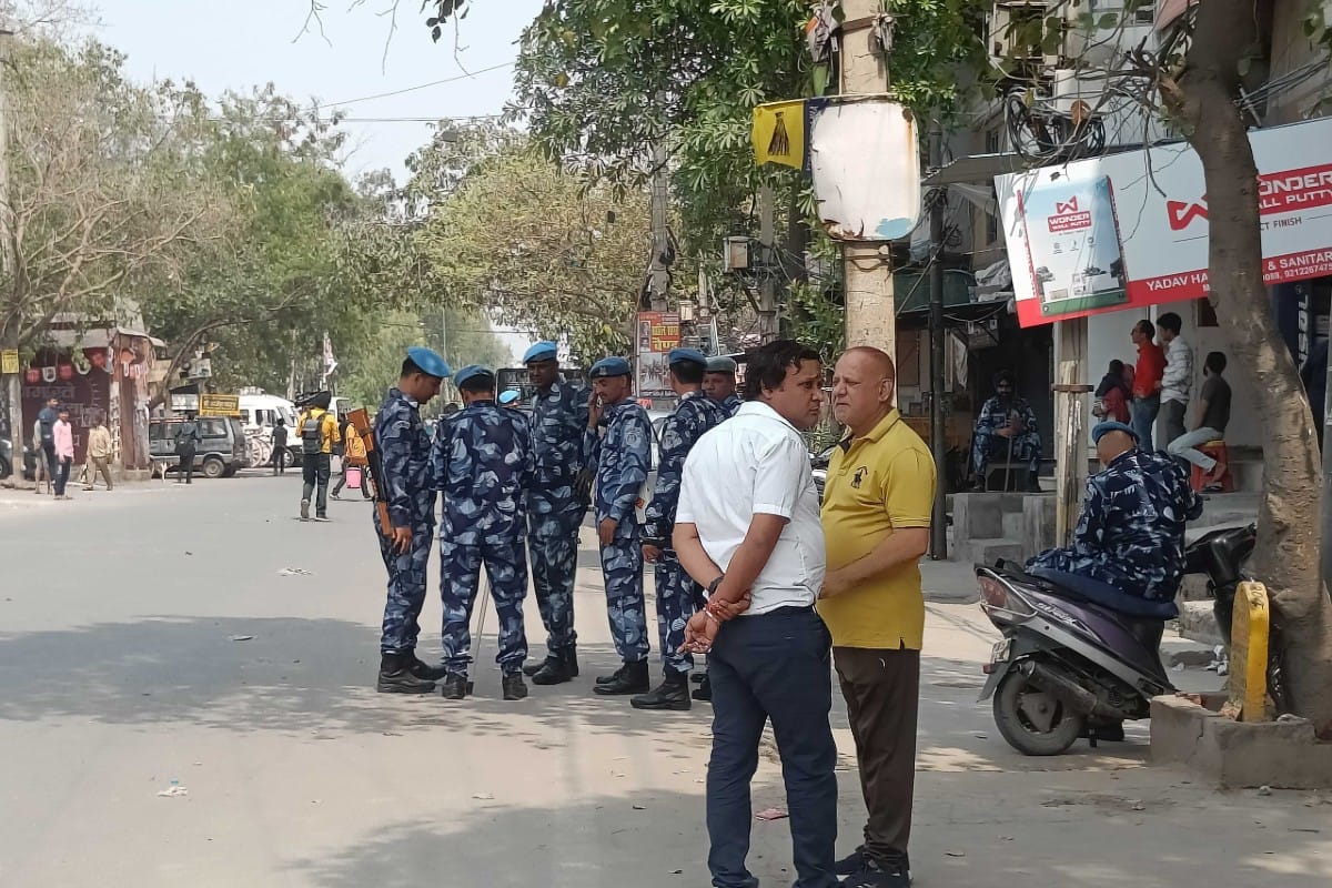 Rapid Action Force in Jahangirpuri Thursday | Debdutta Chakraborty | ThePrint