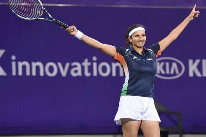 File photo of Sania Mirza at a match | Photo: PTI