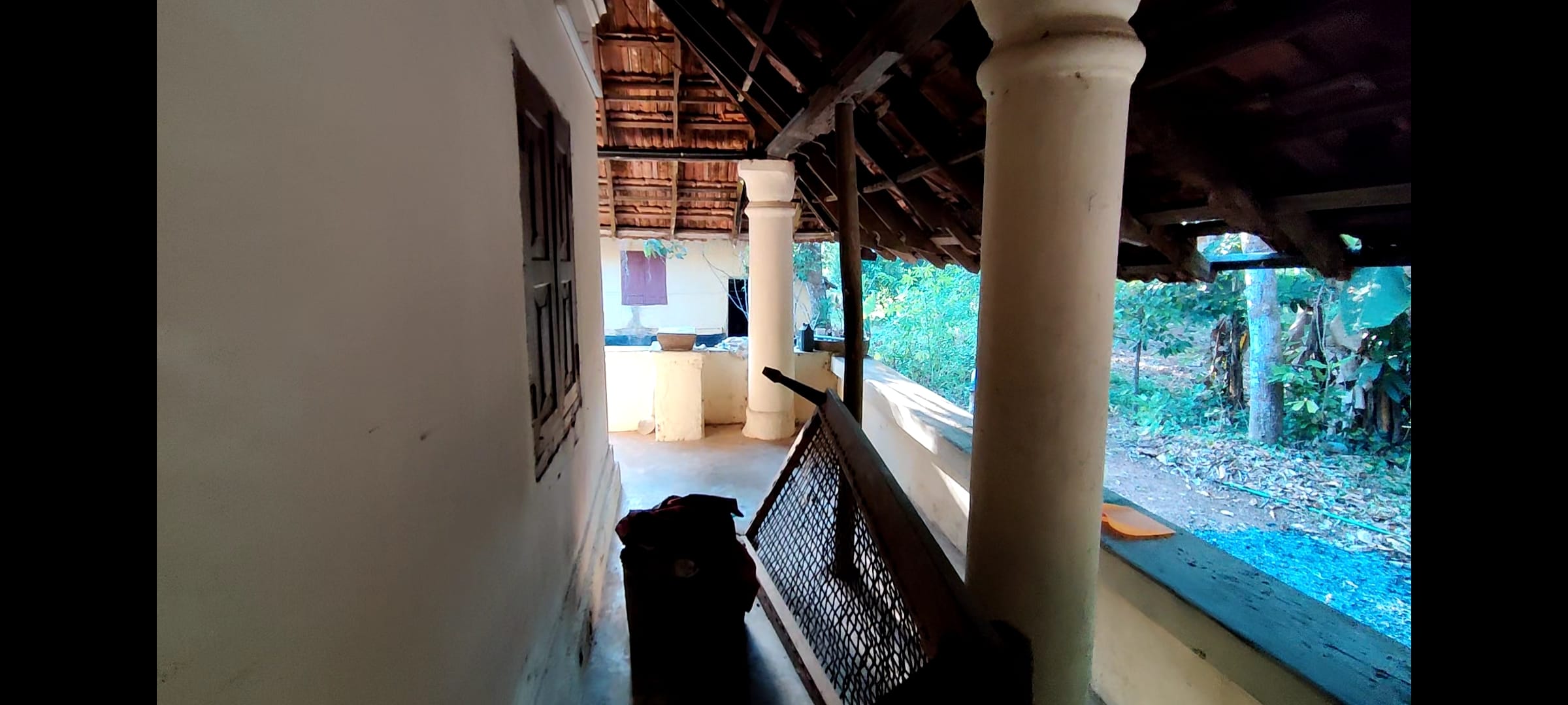 An outside verandah of Menon's home | Vandana Menon, ThePrint