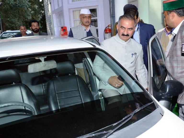 Taking 20-yr-old Alto to assembly, meeting public on morning walks, Himachal’s Sukhu is ‘common man’s CM’