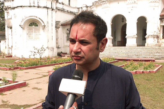 File photo of Pradyot Koshore Debbarma speaking to the media | ANI
