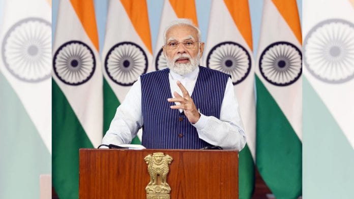 Prime Minister Narendra Modi addressing Post Budget Webinar on ‘Developing Tourism in Mission Mode’ via video conferencing on Friday | ANI