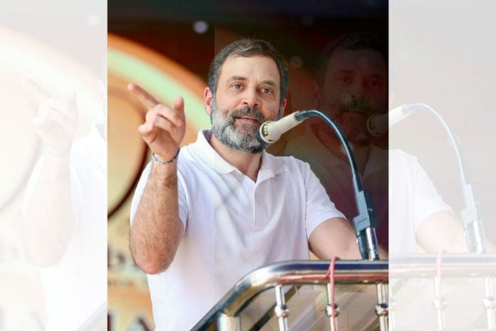 Congress leader Rahul Gandhi addresses at the Golden jubilee celebrations of Fathima Mata Mission hospital, in Wayanad on Tuesday | ANI