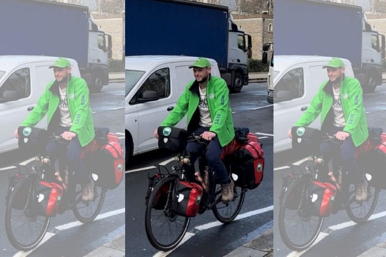 Amsterdam Gardener begins 30,000-km London-India bike ride to fight soil degradation