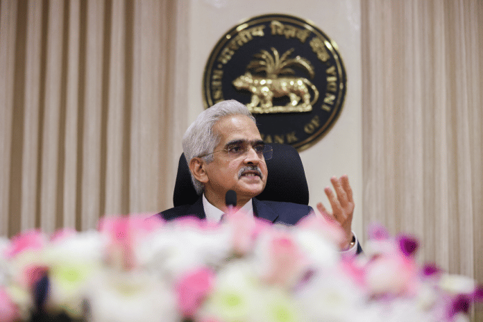 RBI Governor Shaktikanta Das attends a news conference after a monetary policy review in Mumbai, 8 February, 2023 | ReutersFrancis Mascarenhas/File Photo