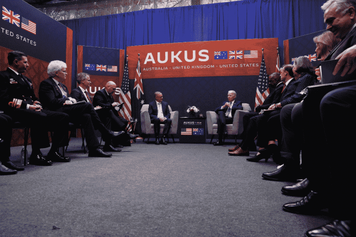 US President Joe Biden participates in a bilateral meeting with Australian Prime Minister Anthony Albanese at Navy Gateway Inns and Suites, in San Diego, California, US | Reuters