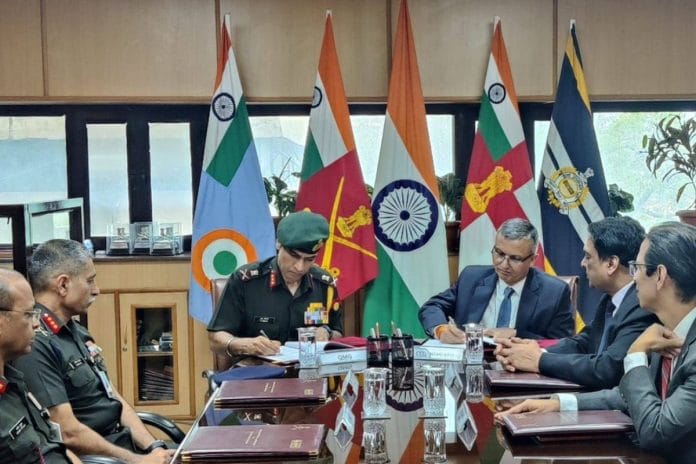 The Indian Army & NTPC Renewable Energy Ltd signed an MoU to install Green Hydrogen based power plants in Army establishments | Twitter | @adgpi