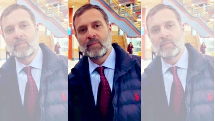 Congress leader Rahul Gandhi in United Kingdom, on 1 March 2023 | Photo: ANI