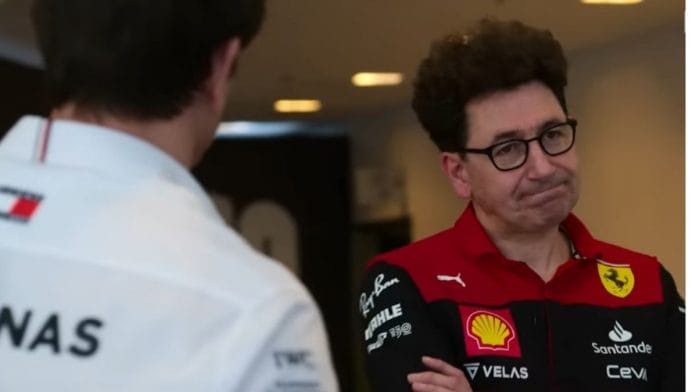 Ferrari’s principal,Mattia Binotto | Drive to Survive, YouTube screenshot