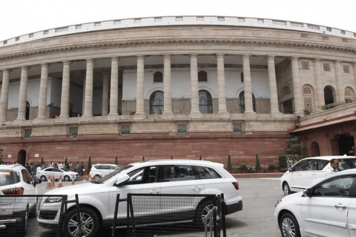 Representational image of Parliament building in New Delhi | Praveen Jain | ThePrint