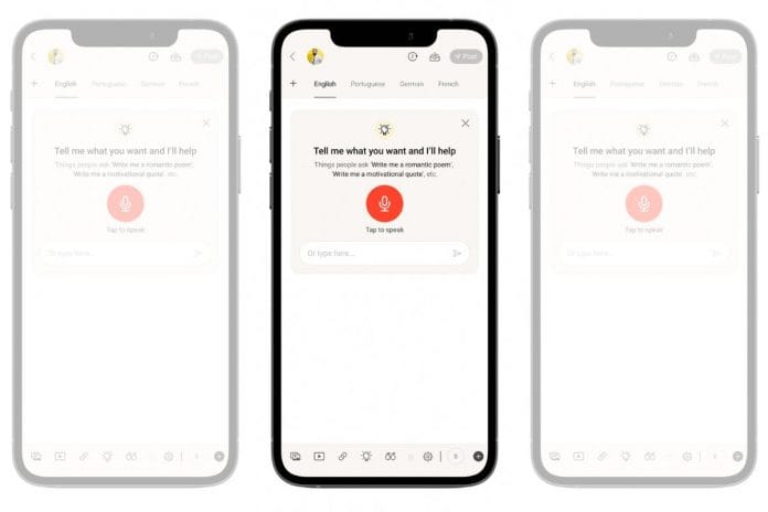 A ChatGPT integration is shown in the Koo social media app | Koo/Handout via Reuters
