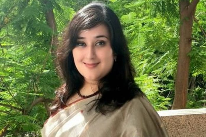 File photo of Bansuri Swaraj | Twitter | @BansuriSwaraj