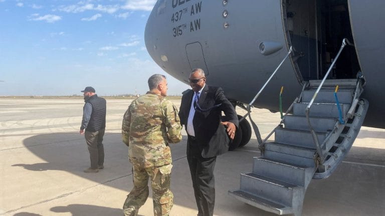US Pentagon chief Lloyd Austin pledges continued military presence in Iraq