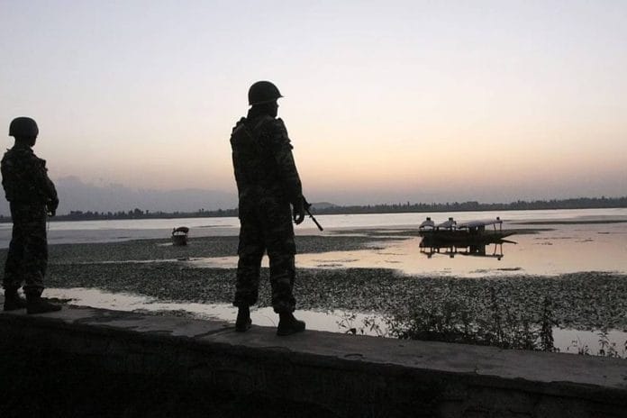 Representational image | A file photo of Indian Army soldiers on a patrol near Dal Lake in Jammu & Kashmir | Photo: Praveen Jain | ThePrint