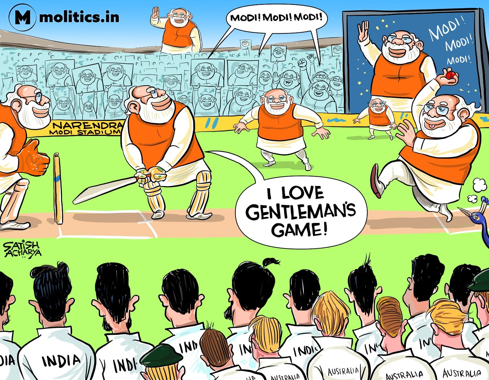 Satish Acharya | Twitter/@moliticsindia