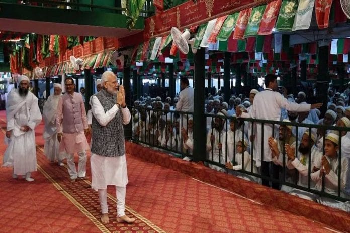 Prime Minister Modi with Muslims
