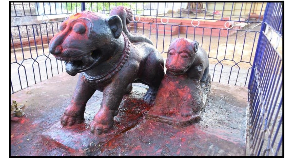 Statue of the tiger in Kumta, Karnataka. It is also considered a monument of national importance| PM-EAC report