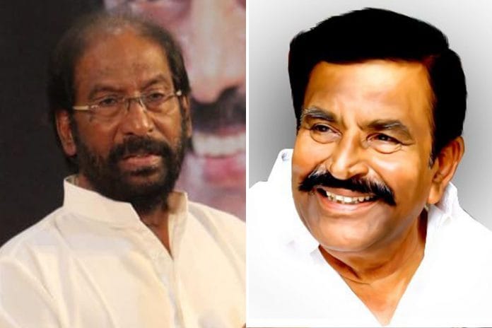 File photos of K.N. Nehru and Tiruchi Siva | Twitter/Facebook