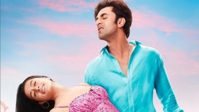 Ranbir Kapoor and Shraddha Kapoor in a Tu Jhoothi Main Makkar poster | via Twitter
