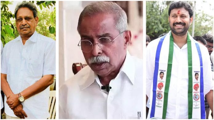 File photo of Y.S. Bhaskar Reddy, Y. S. Vivekananda Reddy & Y.S. Avinash Reddy | Twitter