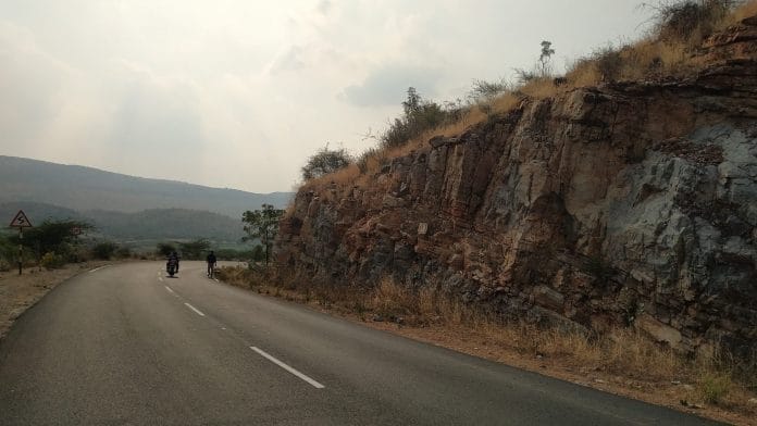 Outcrop of the Palaeoproterozoic section in the Cuddapah basin | Photo: Yogaraj Banerjee