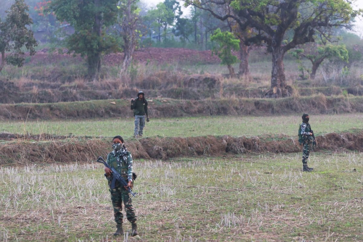 The Road Operation Party crossed fields, forests, and residential areas| Photo: Manisha Mondal | ThePrint