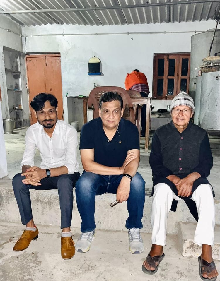 RodBez CEO Dilkhush Kumar with Mithila Angel Network's co-founder Arvind Jha | Special Arrangement