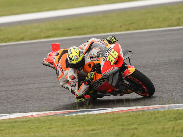 Mir crashes out of Argentina GP Sprint