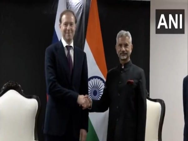 EAM Jaishankar meets Russian Deputy Prime Minister Denis Manturov