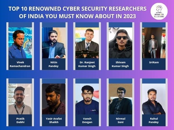 Top 10 renowned cyber security researchers of India you must know about in 2023