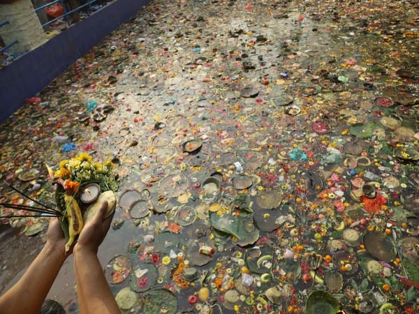 Nepali Mother's day: Devotees gather at Mata Tirtha pond, offer prayers in memory of their bereaved mother