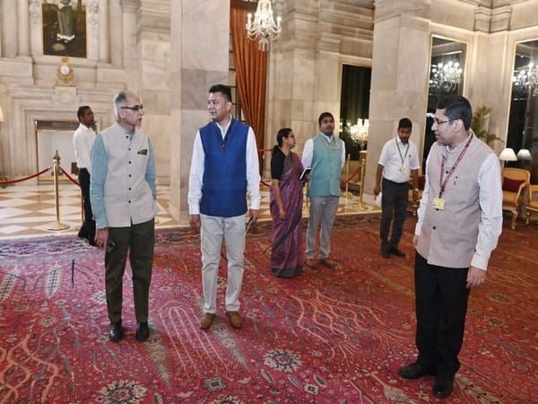 Foreign Secy Kwatra inspects facilities at Rashtrapati Bhavan Cultural Centre for SCO Summit in Delhi
