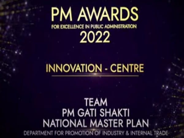 DPIIT receives PM's Award for Excellence in Public Administration for successful implementation of GatiShakti plan