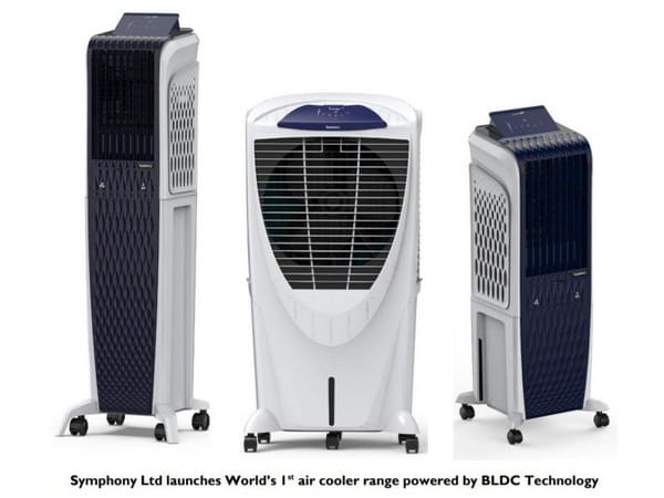 Symphony Ltd launches World's 1st air cooler range powered by BLDC Technology