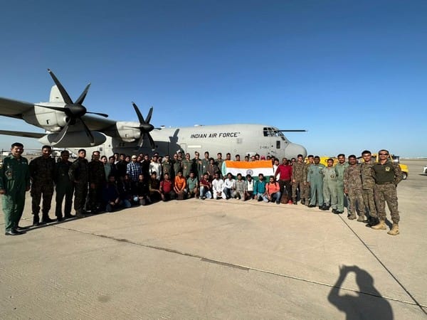 Operation Kaveri: Delhi-bound C-130J aircraft with 40 passengers onboard takes off from Jeddah