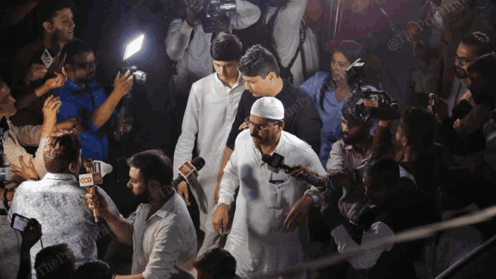 Atiq Ahmed's two sons arrive at Kasari Masari burial ground, Prayagraj, Sunday | Praveen Jain | ThePrint