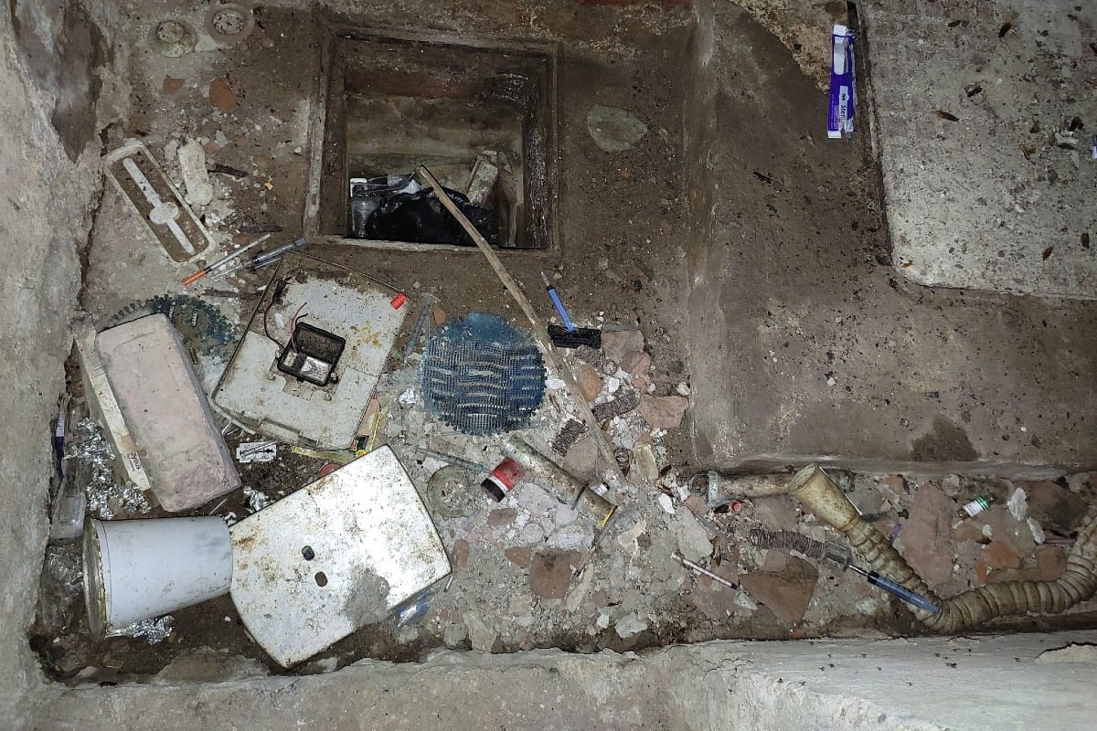 Syringes spotted at U23 Athletics National Open in Delhi in September 2021 | By special arrangement