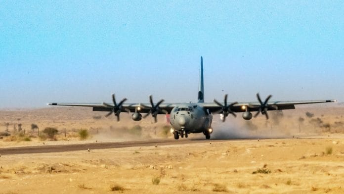 The exercise will see transport aircraft and fighters in action.| Representational image | Twitter/@ANI