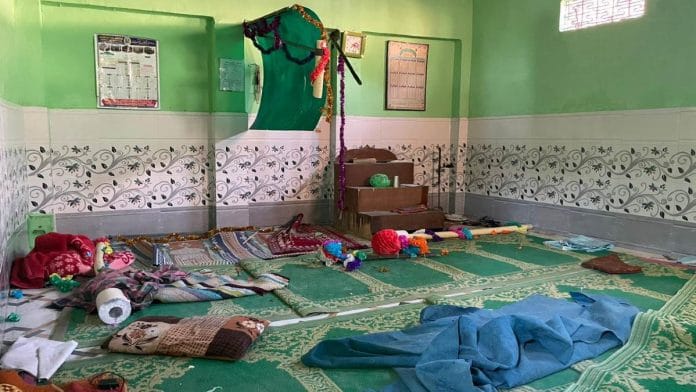 The mosque that was allegedly vandalised Sunday night | Sagrika Kissu | ThePrint