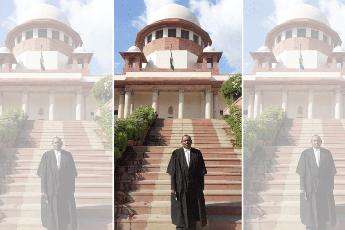 N. Visakhamurthy cleared his AoR exam this year, the result of which came out on 18 April | By special arrangement